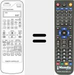 Replacement remote control for REMCON603