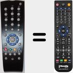 Replacement remote control for 100ART (720117145800)