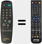 Replacement remote control for RC 19 (L1007093004)