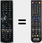 Replacement remote control for CT-8046 (75040998)