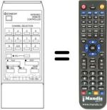Replacement remote control RC 81