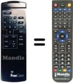 Replacement remote control FREECOM OR94