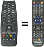 Replacement remote control Adb I-CAN1110SH
