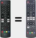 Universal remote control Universal TV LG