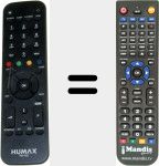 Replacement remote control for RM-G01 (03202-00160)