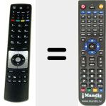 Replacement remote control for 30076861 bis