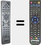 Replacement remote control for 21431320