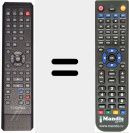 Replacement remote control for SER0284 (P000494420)