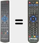 Replacement remote control for COM20901