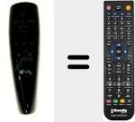 Replacement remote control for AKB73596502