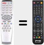 Replacement remote control for 20087930