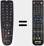 Replacement remote control for RC23 (720117145200)