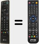 Mando a distancia sustituto de MKJ42519625