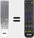 Replacement remote control for RM14M (607RM14L5)