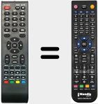 Replacement remote control for QUA001