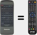 Mando a distancia sustituto de RAK-RX308W