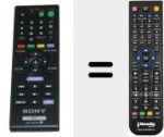 Replacement remote control for RMT-B119P (149002841)