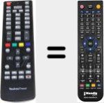 Replacement remote control for RC2910 (23067628)