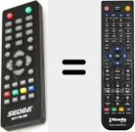 Replacement remote control for 999801