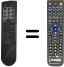 Replacement remote control Pace MSS 1000