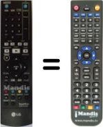 Mando a distancia equivalente LG AKB72197601
