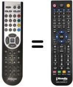 Replacement remote control Hitachi L22DP03UB