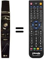 Mando a distancia equivalente LG 47LX9500