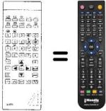 Mando a distancia equivalente TP 661
