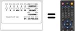 Mando a distancia equivalente TP 300-GRUNDIG