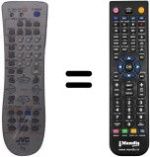 Mando a distancia equivalente JVC AV48P575