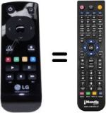Replacement remote control AKB73355401