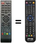 Replacement remote control Quadro QUA001