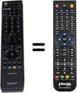 Replacement remote control Sharp HVS57303