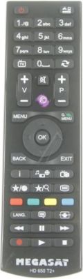 Original remote control MEGASAT HD 650 T2+ (23252320)