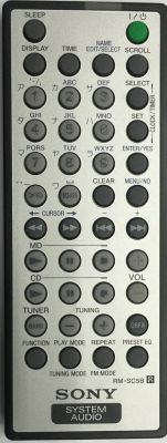 Mando a distancia original SONY RMSC5B (147664911)