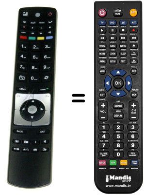 Replacement remote control QILIVE Q 1527