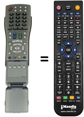 Replacement remote control Sharp LC-37GD9E
