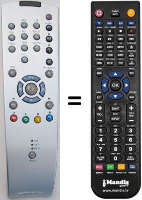 Mando a distancia equivalente Grundig MFW82-3110MVDOLBY