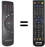 Comandament a distància equivalent HVS53624