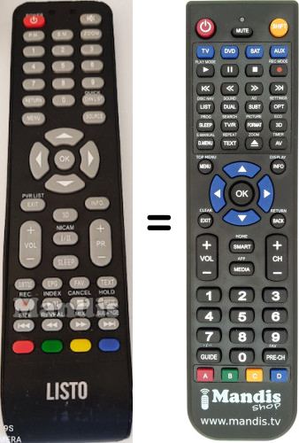 RM-Series TV Remote for Hitachi L32HP04