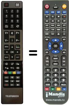 Replacement remote control 23103896