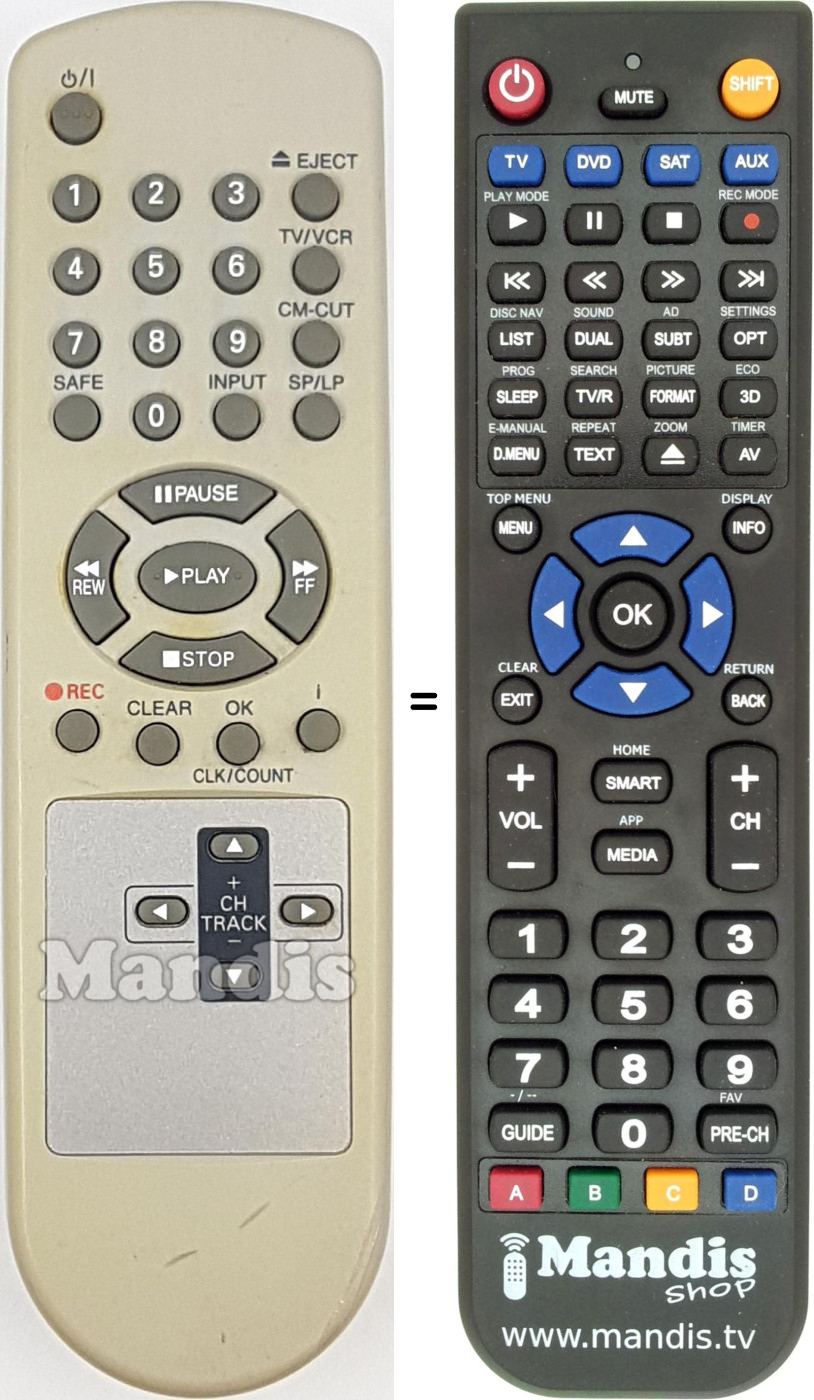 Replacement remote control REMCON2056