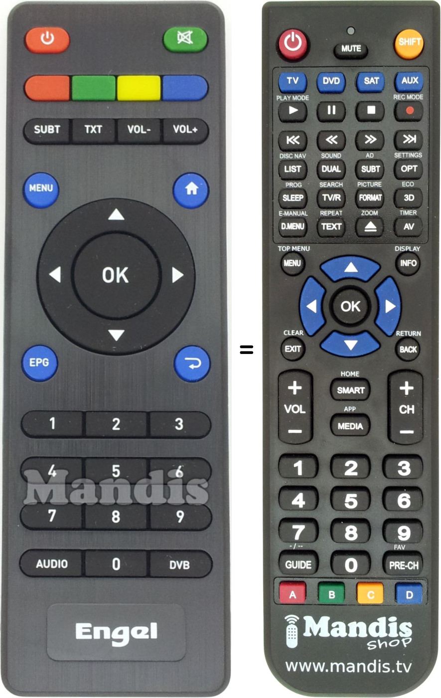 Replacement remote control EN1020