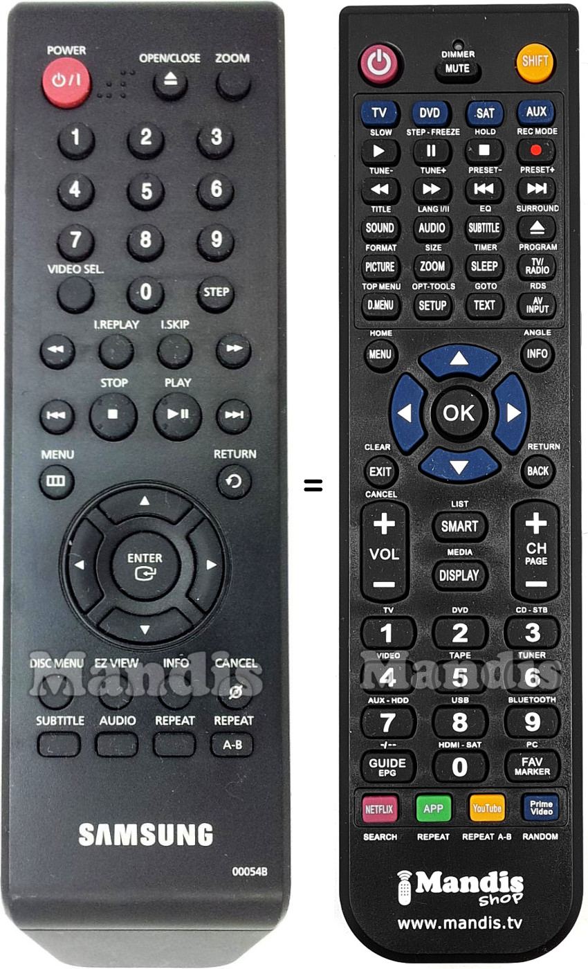 Replacement remote control Samsung AK5900054B