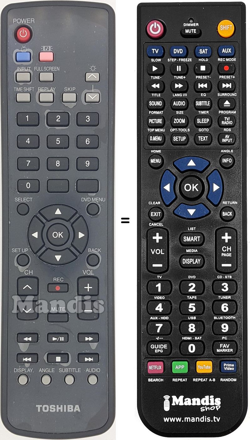 Mando a distancia equivalente G83C00041710