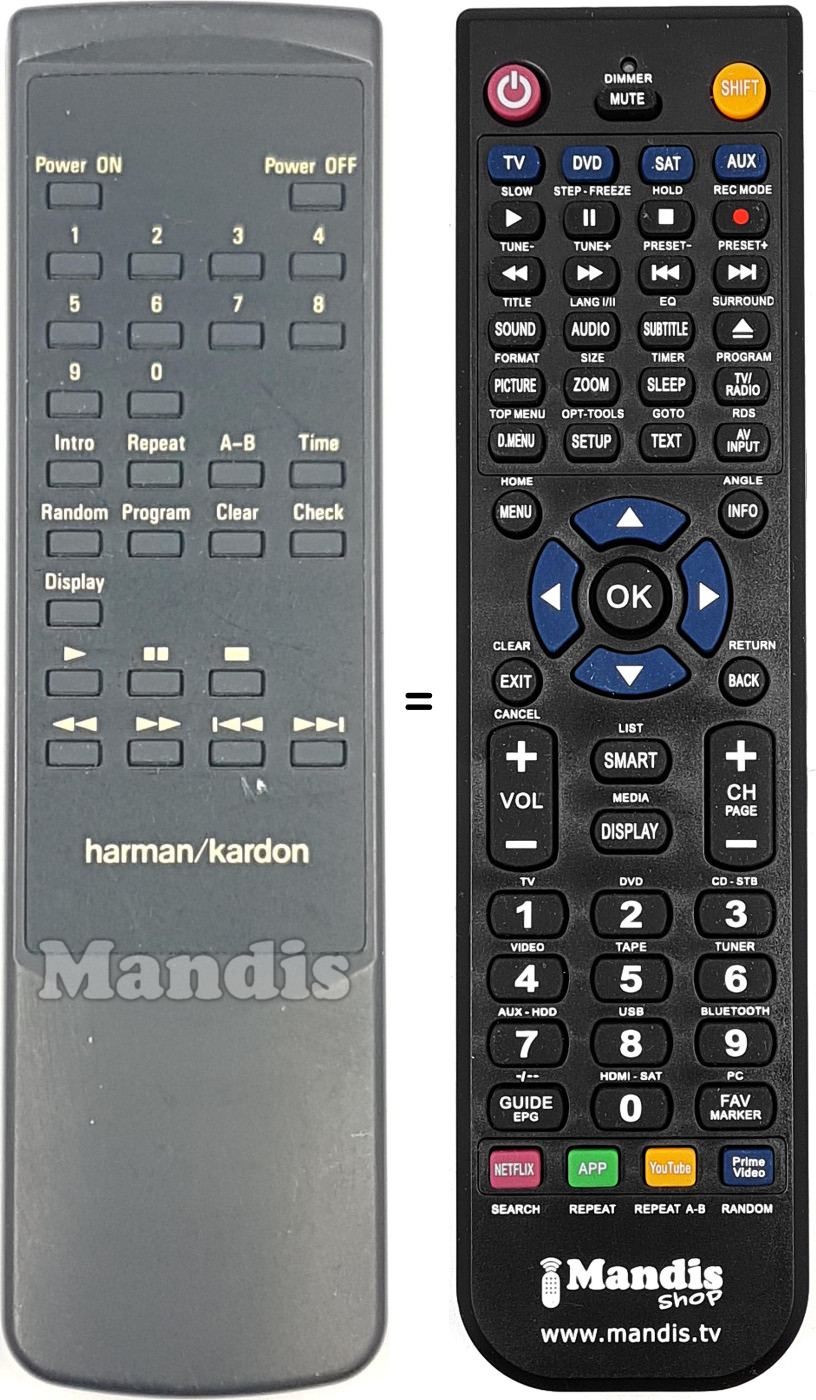 Mando a distancia equivalente REMCON2088