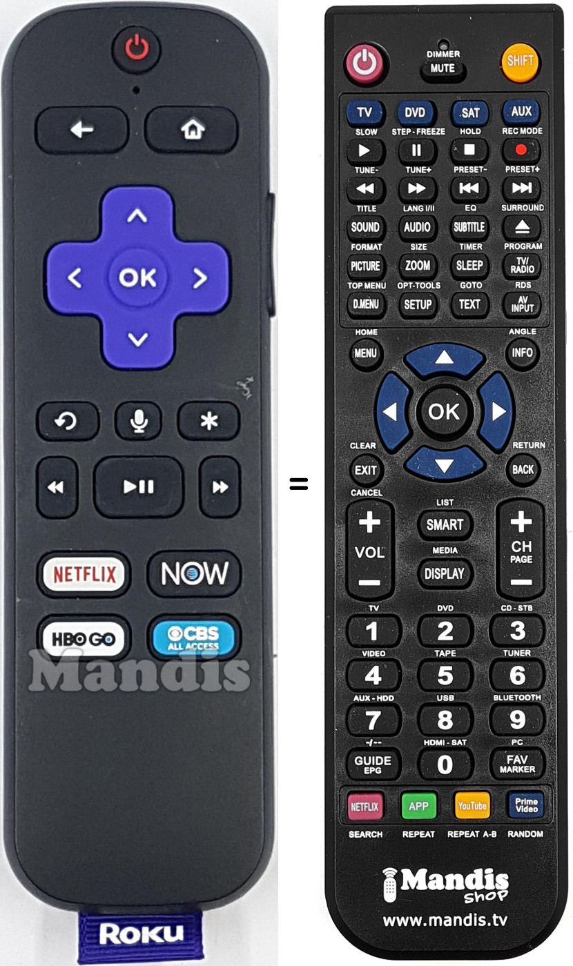 Mando a distancia equivalente REMCON2154