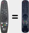 Original remote control MR21GA (AKB76036201)