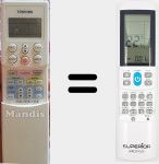 Comandament a distància universal Aircoplus (42530)