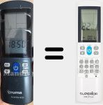 Universal remote control Aircoplus (42530)